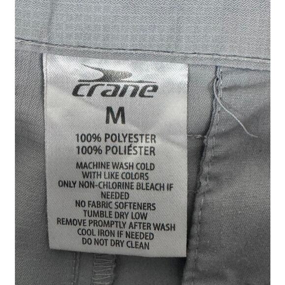 Crane Medium Gray Polyester Mens Shorts - Picture 4 of 8